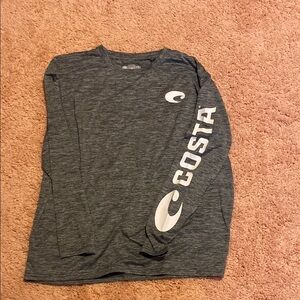 Costa Gray Long Sleeve Tee